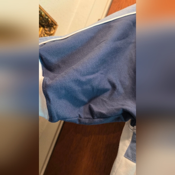 Knightsbridge men's blue & white polo shirt szL - Picture 6 of 10